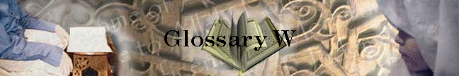Glossary W